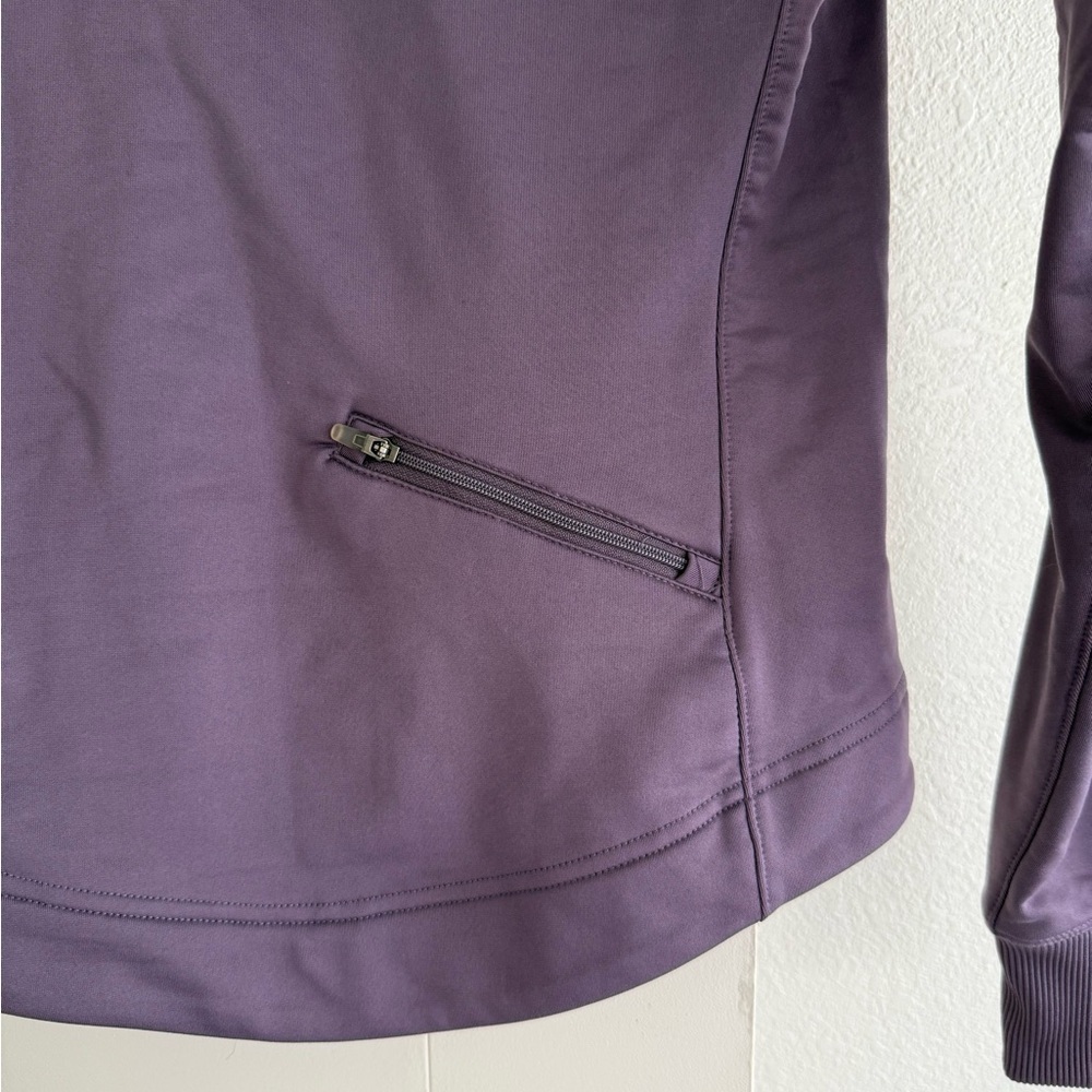 Women’s Nike Dri-Fit Long Sleeve Purple Pullover with Hood - Picture 5 of 5